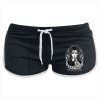 dámskéšortky black heart rose