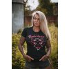 dámské triko black heart wild cat motorkářské