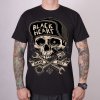 MOTORKÁŘSKÉ Triko black heart garage built1