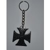 klíčenka black heart hot rod cross leather