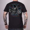 MOTORKÁŘSKÉ Triko black heart chopper cross 2
