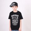 dětské motorkářské tričko black heart