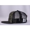 A Kšiltovka TRUCKER BLACK HEART BASTARD SKULL (Doplňky-velikost Onesize)