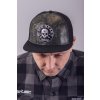 A Kšiltovka TRUCKER BLACK HEART BASTARD SKULL (Doplňky-velikost Onesize)