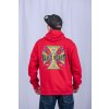 Pánská mikina  BLACK HEART RUTHLESS RED