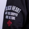 Pánská Mikina BLACK HEART BASTARD SKULL LOGO