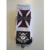 motorkářské ponožky black heart chopper cross