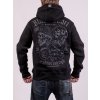 A Pánská Mikina Zip BLACK HEART TRADITION AND STYLE (Barva Černá, Velikost 3Xl)