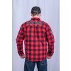 A FLANELOVÁ ZATEPLENÁ KOŠILE BLOOD HUNTER (Barva Červená, Velikost 3Xl)