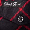 A Dámská košile BLACK HEART RED LINE (Barva Černá, Velikost L)