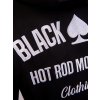 Pánská Mikina Zip BLACK HEART HOT ROD MOTORCYCLE (Barva Černá, Velikost 3Xl)