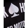 Pánská Mikina Zip BLACK HEART HOT ROD MOTORCYCLE (Barva Černá, Velikost 3Xl)
