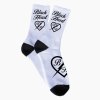 dámské ponožky broken heart bíle