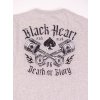 Mikina BLACK HEART BONES
