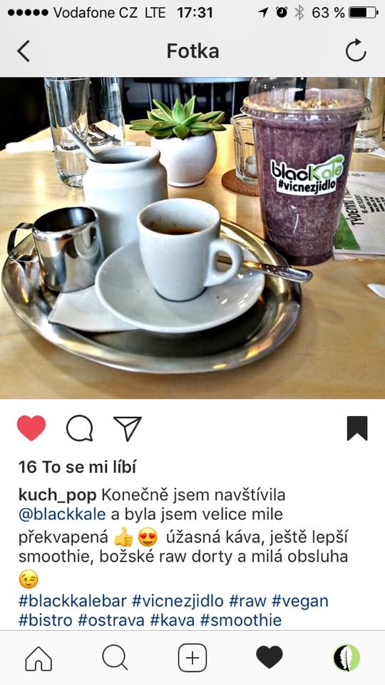 První a skvělá návštěva Black Kale. Jana - Ostrava