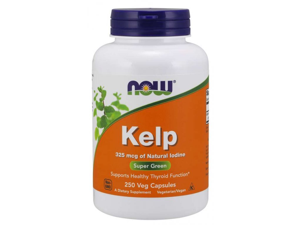 NOW Kelp, přírodní rostlinný jód