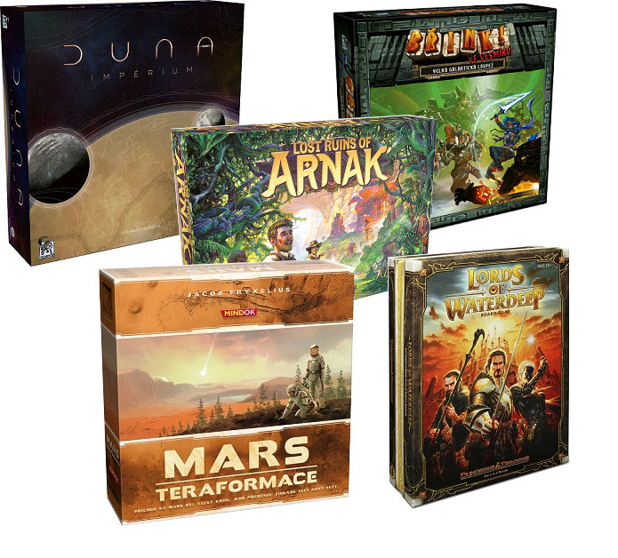 Top 5 deskových her z Lotusu (Verčin výběr)