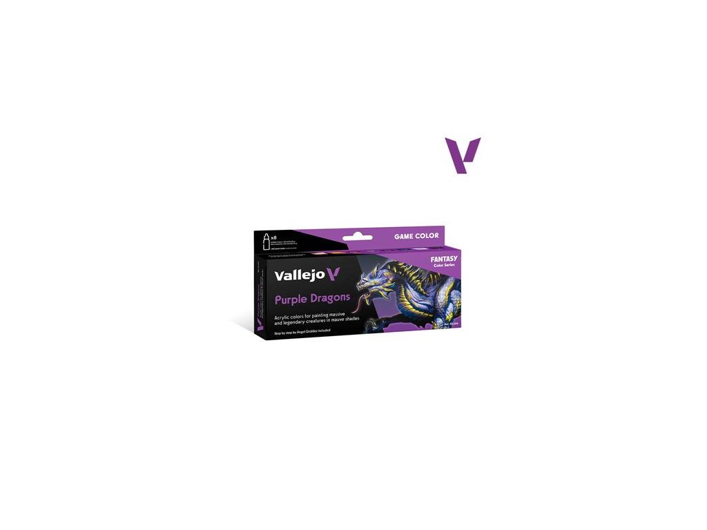 Vallejo — Game Color 8 Color set - Purple Dragons