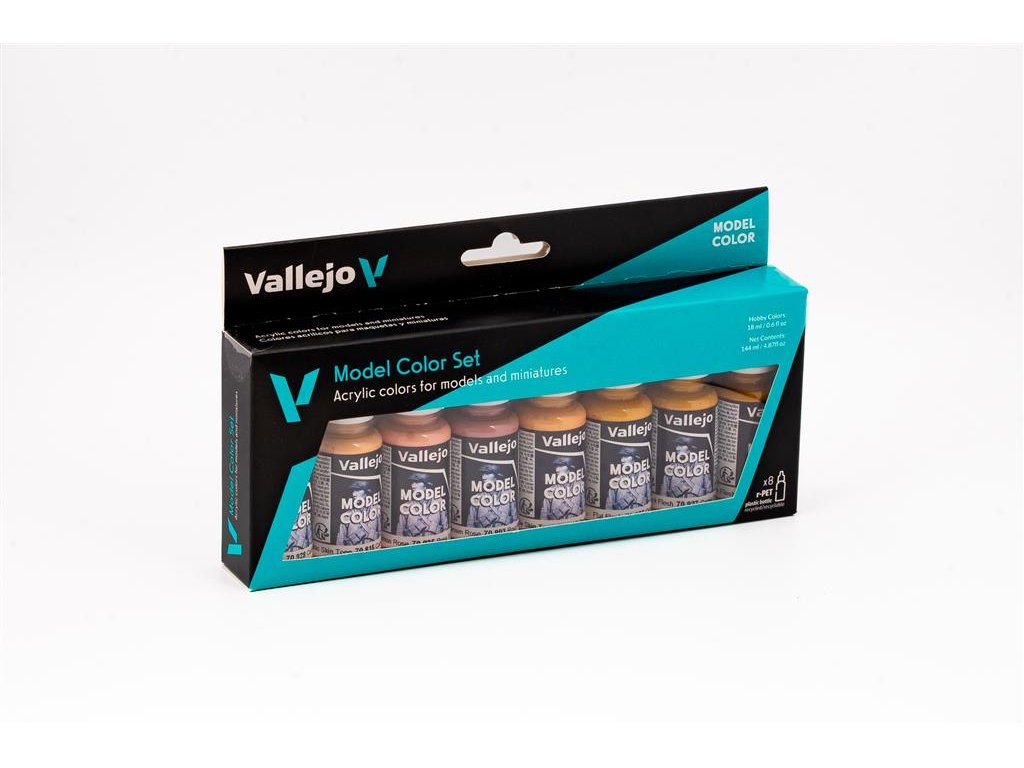 Vallejo — Game Color 8 Color set - Face & Skintones