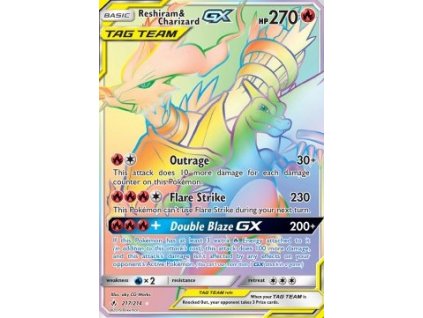 Reshiram & Charizard GX