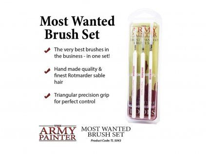 The Army Painter — Most Wanted Brush Set
