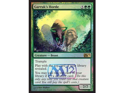 Garruk's Horde - PRERELEASE PROMO