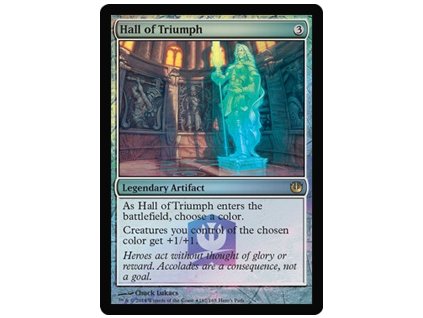 Hall of Triumph - GAMEDAY FOIL (Foil NE, Stav Near Mint)