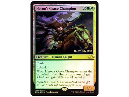 Heron's Grace Champion - PRERELEASE FOIL (Foil ANO, Stav Near Mint)