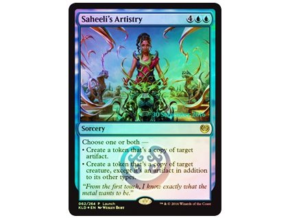 Saheeli's Artistry - RELEASE FOIL (Foil ANO, Stav Near Mint)