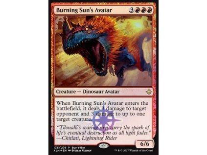Burning Sun's Avatar - BUY A BOX PROMO FOIL (Foil NE, Stav Near Mint)