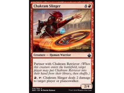 Chakram Slinger - PROMO FOIL (Foil NE, Stav Near Mint)