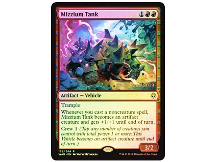 Mizzium Tank - PRERELEASE FOIL (Foil ANO, Stav Near Mint)