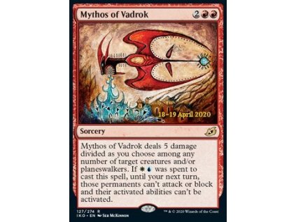 Mythos of Vadrok - PRERELEASE FOIL (Foil NE, Stav Near Mint)