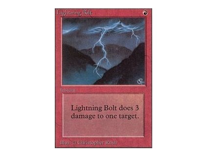 Lightning Bolt (Foil NE, Stav Near Mint)