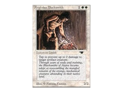 Argivian Blacksmith - HP (Foil NE, Stav Played)