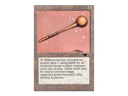 Tawnos's Wand - HP (Foil NE, Stav Played)