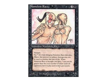 Nameless Race (Foil NE, Stav Near Mint)