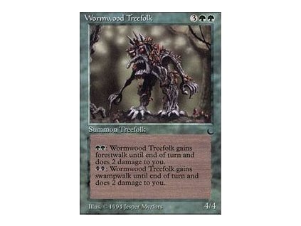 Wormwood Treefolk - SP (Foil NE, Stav Light Played)