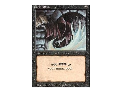 Dark Ritual - SP (Foil NE, Stav Light Played)