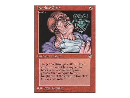 Ironclaw Curse (Foil NE, Stav Near Mint)