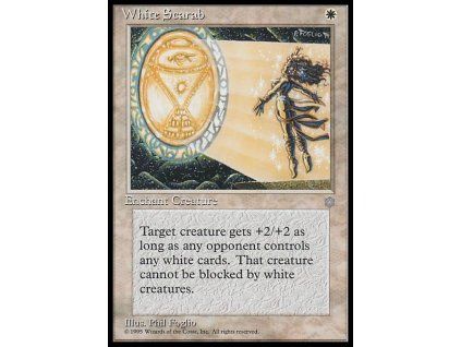 White Scarab