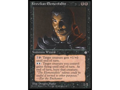 Krovikan Elementalist (Foil NE, Stav Near Mint)