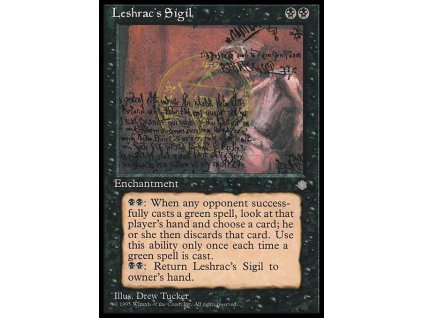 Leshrac's Sigil (Foil NE, Stav Near Mint)