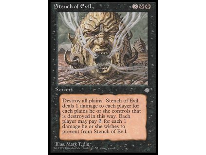 Stench of Evil (Foil NE, Stav Light Played)