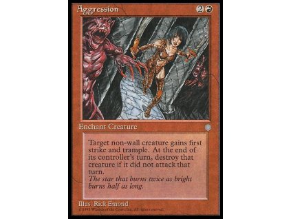 Aggression (Foil NE, Stav Near Mint)