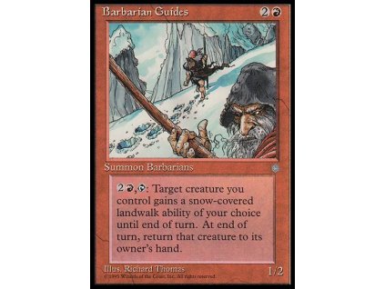 Barbarian Guides (Foil NE, Stav Near Mint)