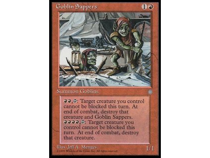 Goblin Sappers (Foil NE, Stav Near Mint)