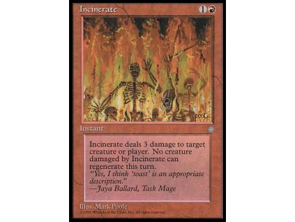 Incinerate (Foil NE, Stav Near Mint)