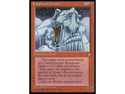 Karplusan Giant (Foil NE, Stav Near Mint)