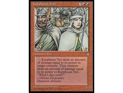 Karplusan Yeti (Foil NE, Stav Near Mint)
